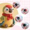 256pcs Glitter Moon Safety Eyes with Washers – 6–30mm Large Crochet Eyes for Amigurumi, Dolls, Plush Toys & DIY Crafts (Gift for Crochet Lovers, Christmas Decorations)